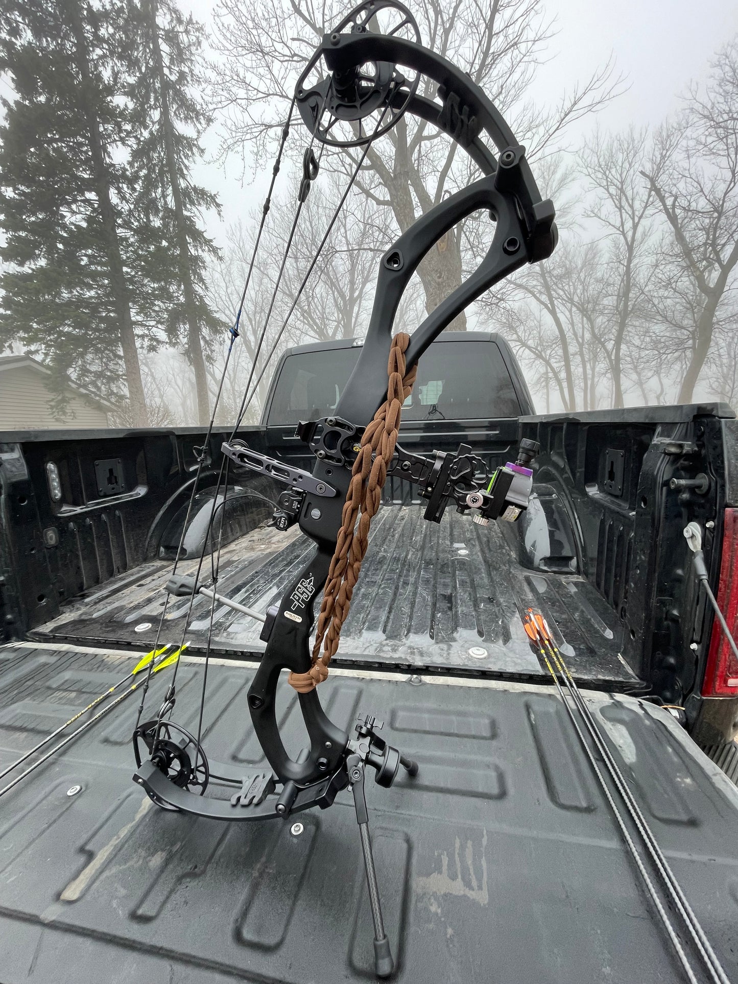Vsling bow sling ready to rock in back of truck