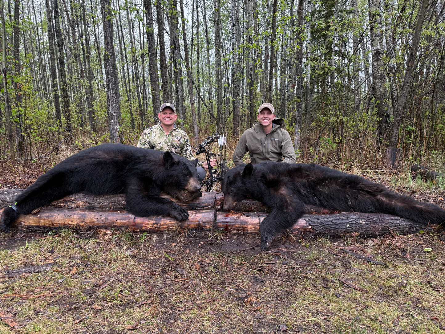 Brothers both tag out with Vsling bow sling
