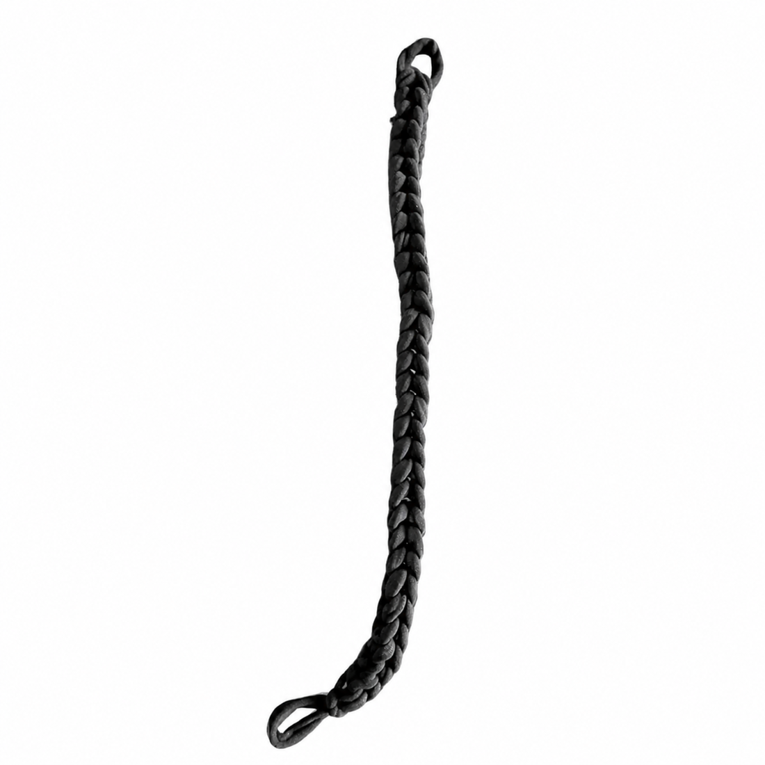 Vsling elastic crossbow sling laid flat for hands-free crossbow hunting carry.