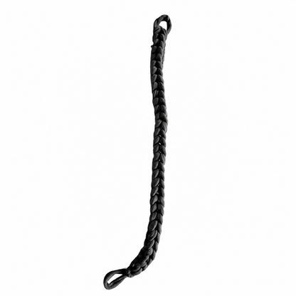 Vsling elastic crossbow sling laid flat for hands-free crossbow hunting carry.