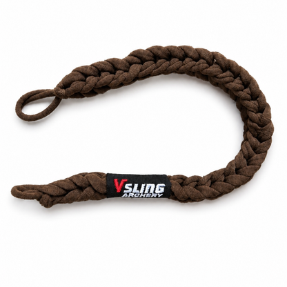 Vsling® Bow Sling color variants — Black, Brown, Camouflage, and Red