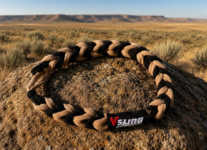 Bowhunter at full draw with Vsling® bow sling staying clear of arrow path